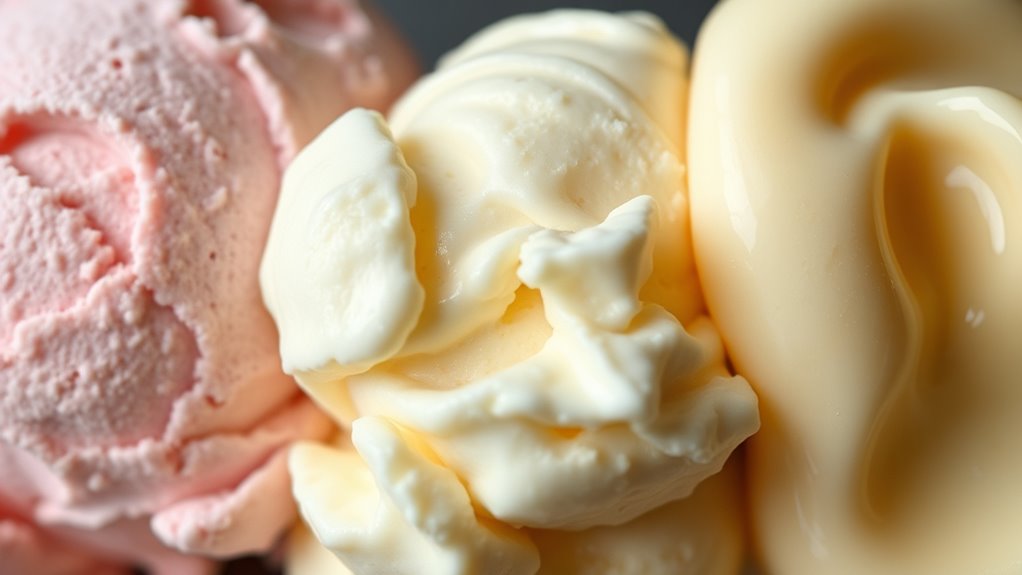 frozen treat texture differences