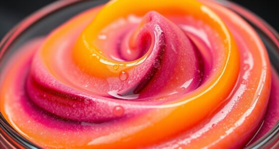 fruit acids stabilize sorbet