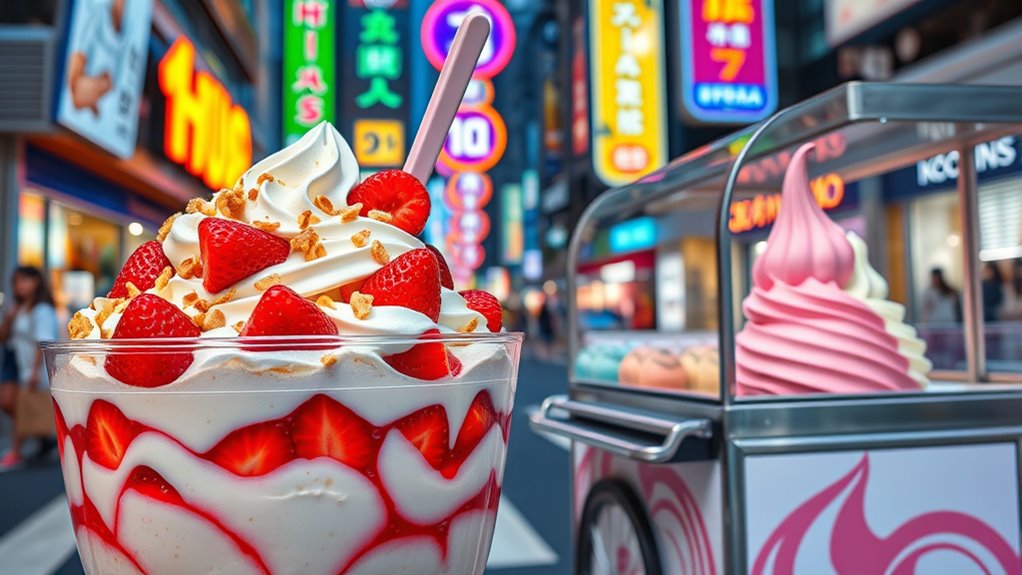 fusion of traditional and modern desserts