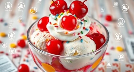 hidden allergen ingredients in ice cream