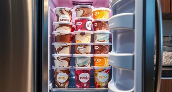 home freezers and ice cream
