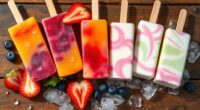 homemade fruit yogurt pops