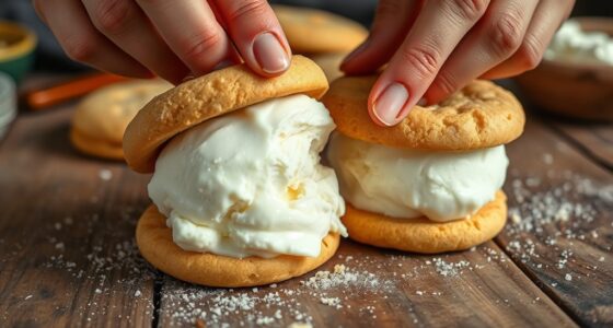homemade ice cream sandwiches