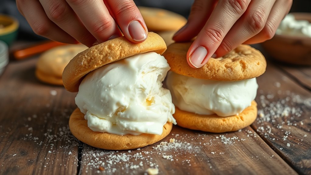 homemade ice cream sandwiches