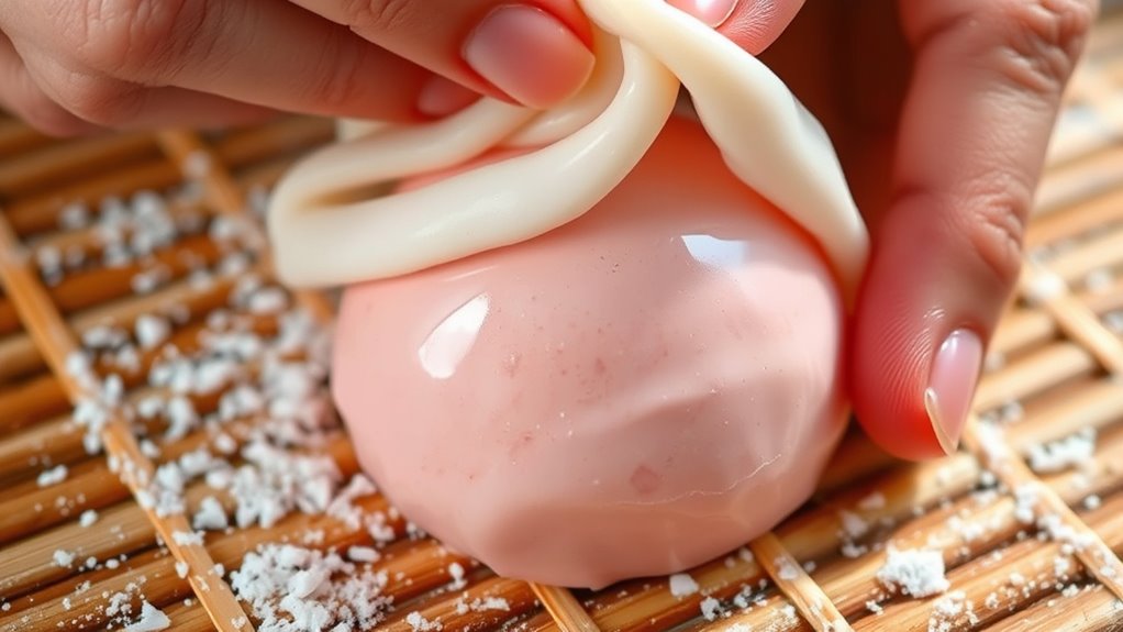 homemade mochi rice technique