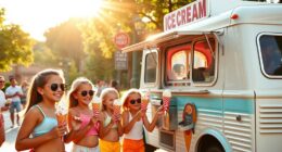 ice cream and american summer