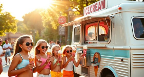 ice cream and american summer