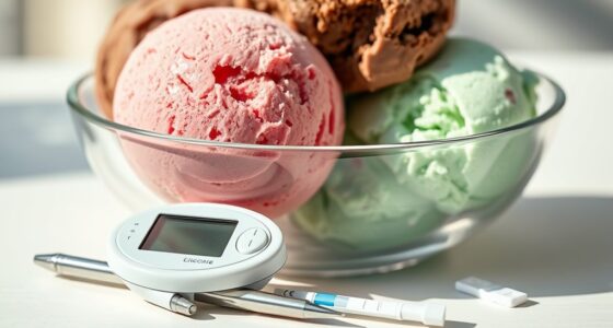 ice cream blood sugar management