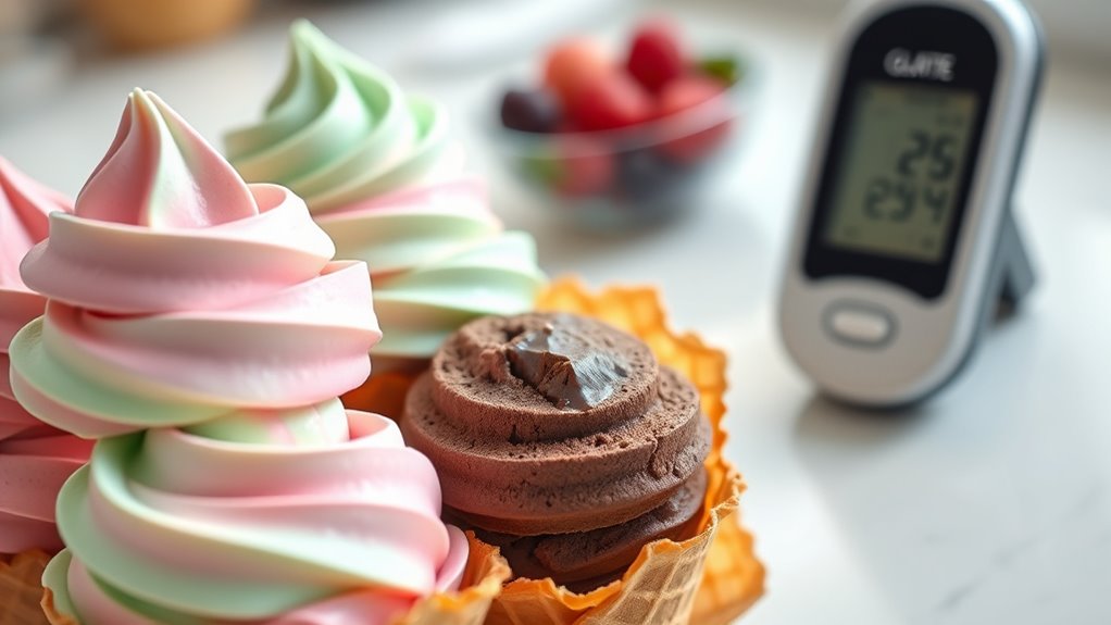 ice cream carbohydrate management