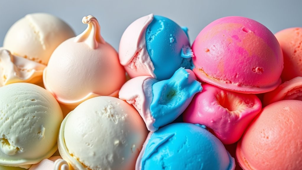 ice cream colorant choices