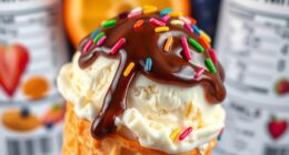 ice cream nutritional breakdown