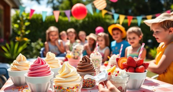 ice cream party schedule