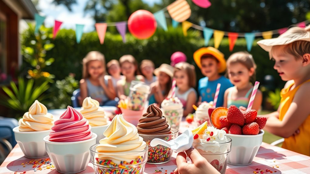 ice cream party schedule