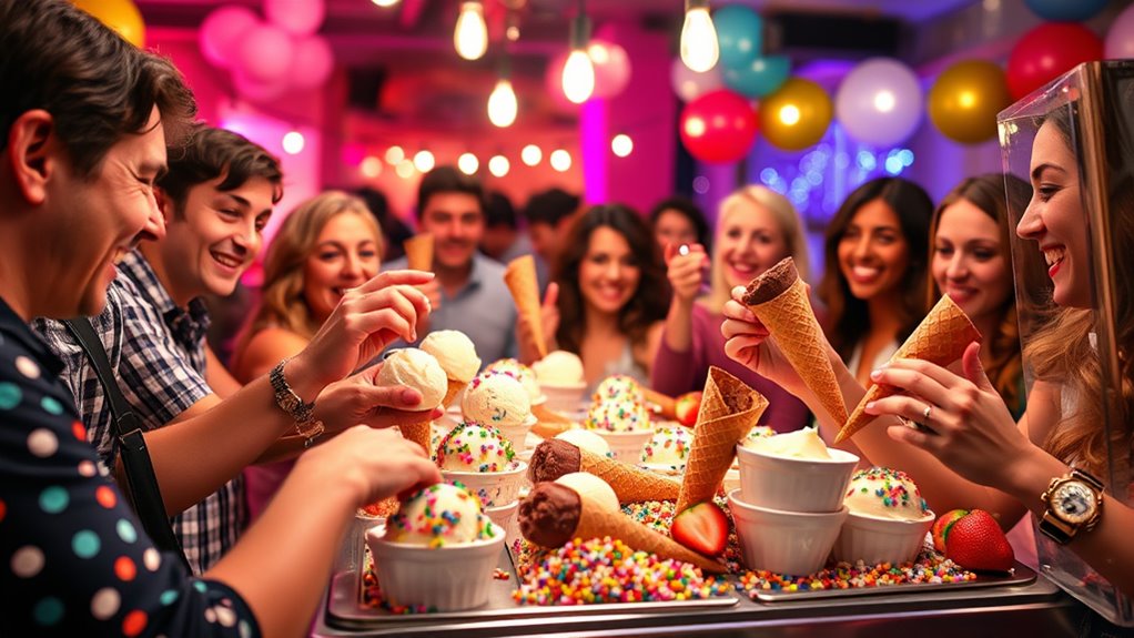 ice cream party serving tips