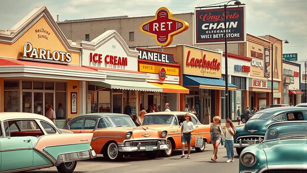 ice cream shop evolution