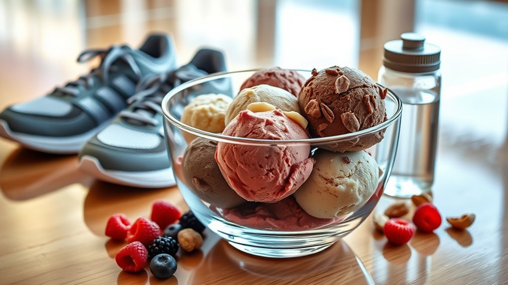 ice cream supports recovery nutrition