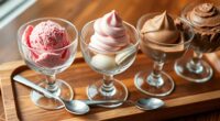 ice cream tasting flight