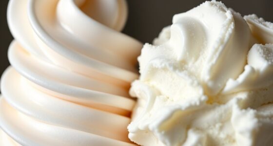 ice cream texture differences