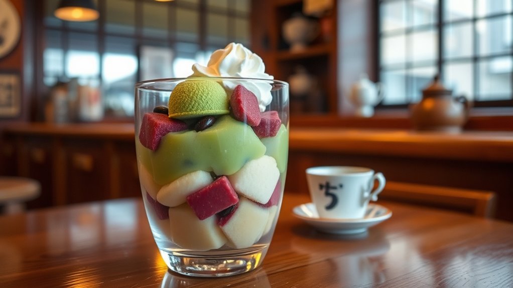 japanese dessert and coffee tradition
