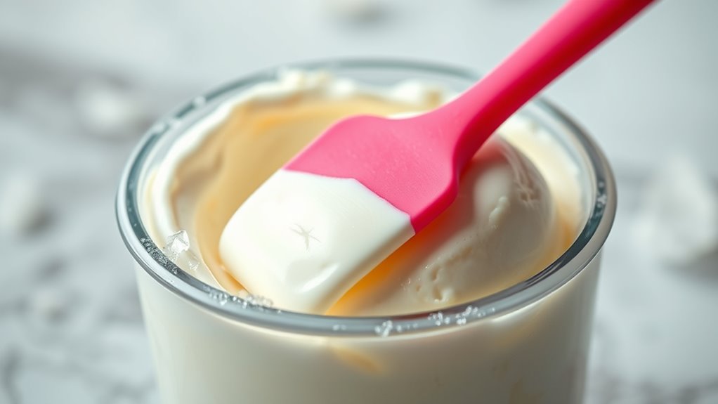 keep ice cream sealed tightly