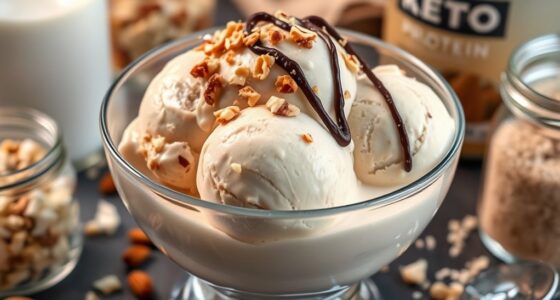 keto high protein ice cream