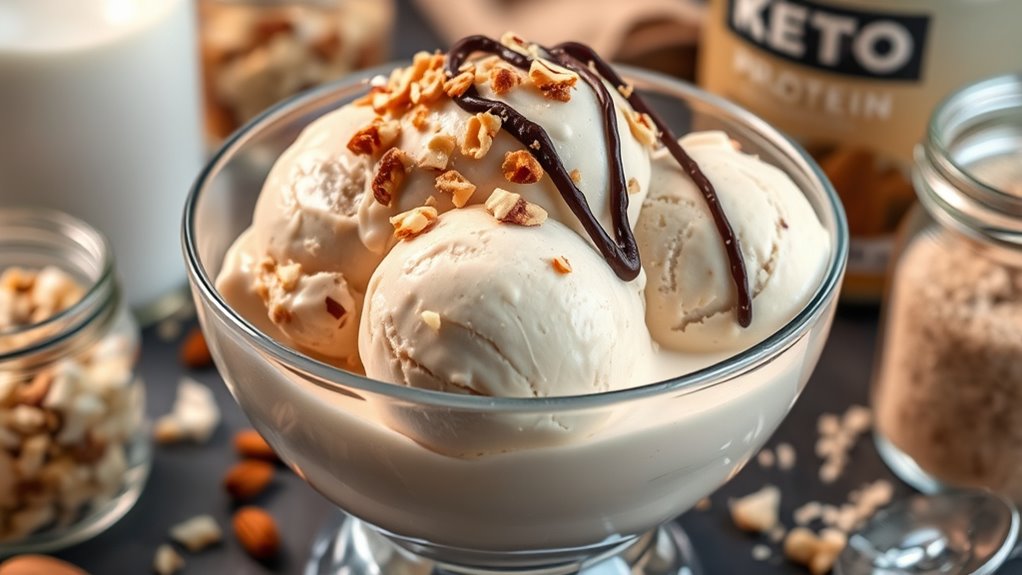keto high protein ice cream
