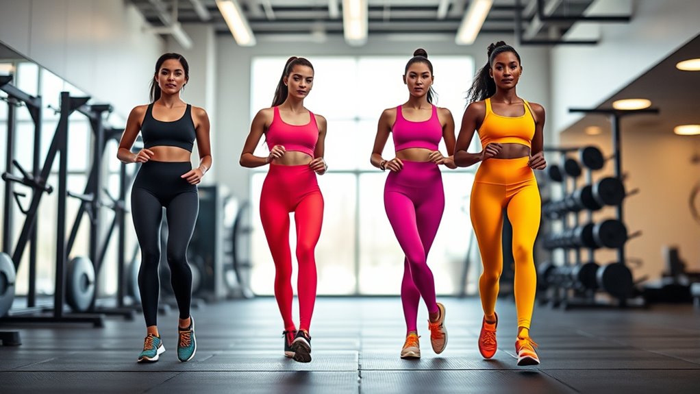 luxury athletic wear selection