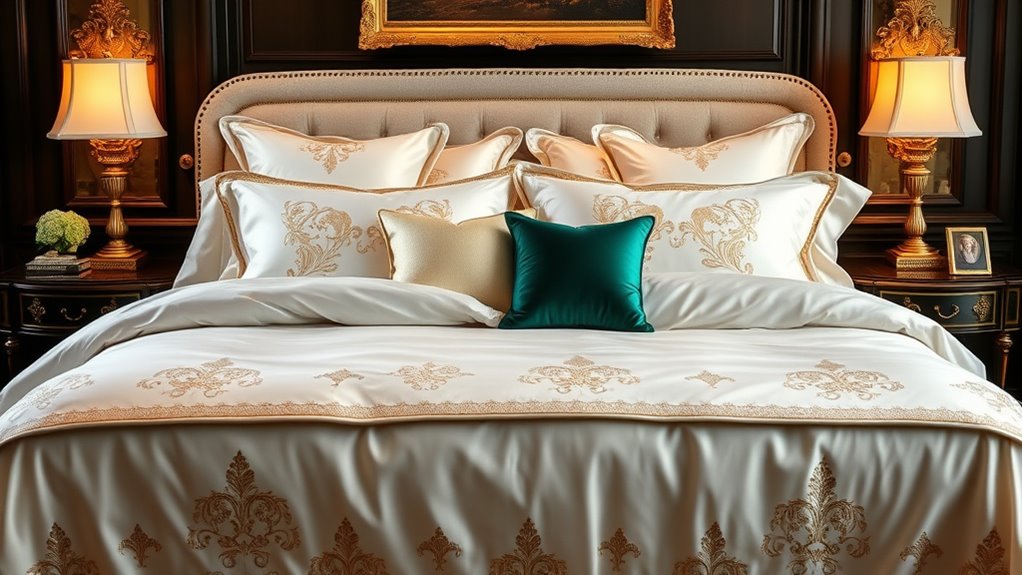 luxury bedding material quality