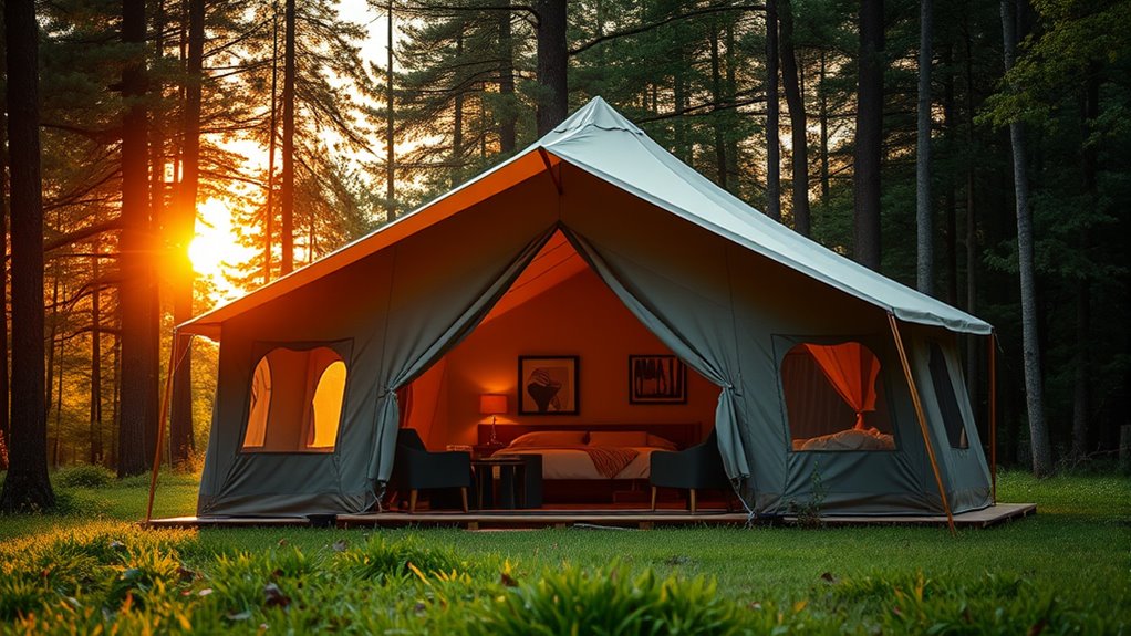 luxury durable camping tents