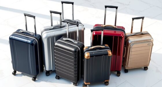 luxury durable travel luggage