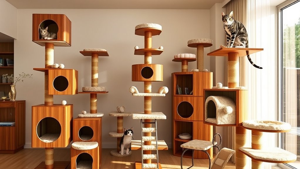 luxury feline activity structures