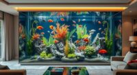 luxury fish tank showcase