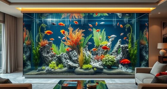 luxury fish tank showcase