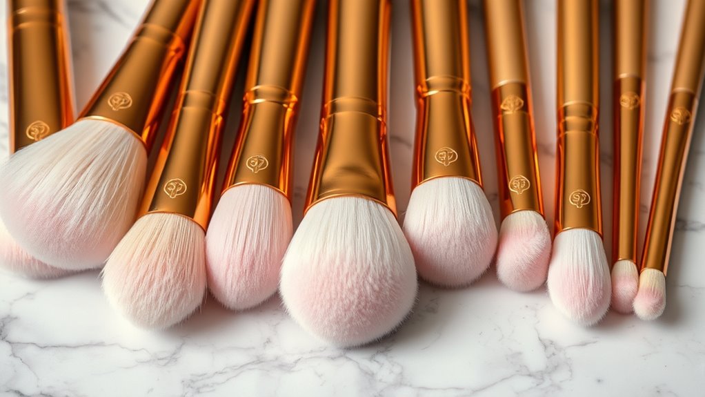 luxury makeup brush collection