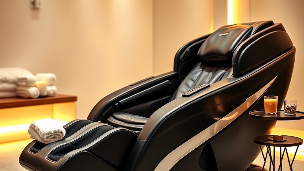 luxury massage chair selection