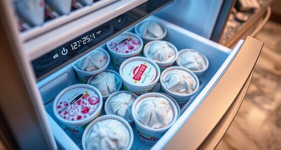 maintain proper freezing temperature