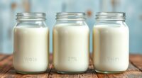milk fat content differences