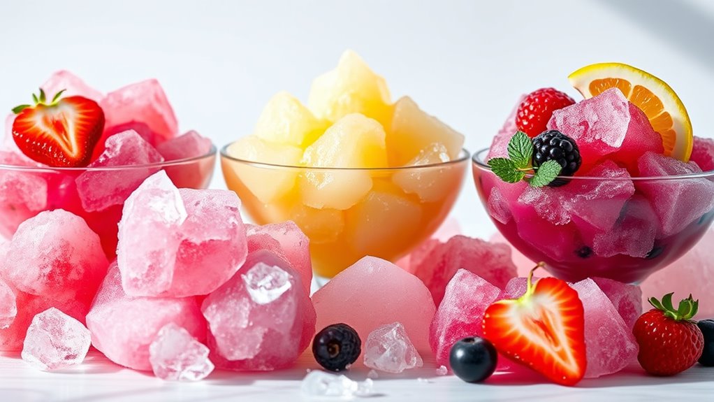 origins of fruit frozen desserts