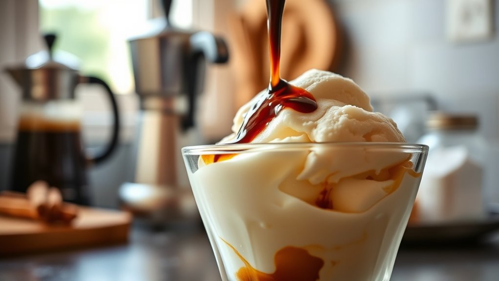 perfect hot coffee dessert