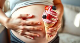 pregnancy ice cream safety