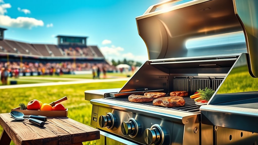 premium tailgate grill selection