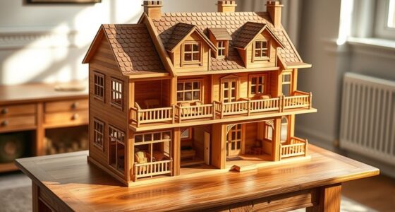 premium wooden dollhouse sets