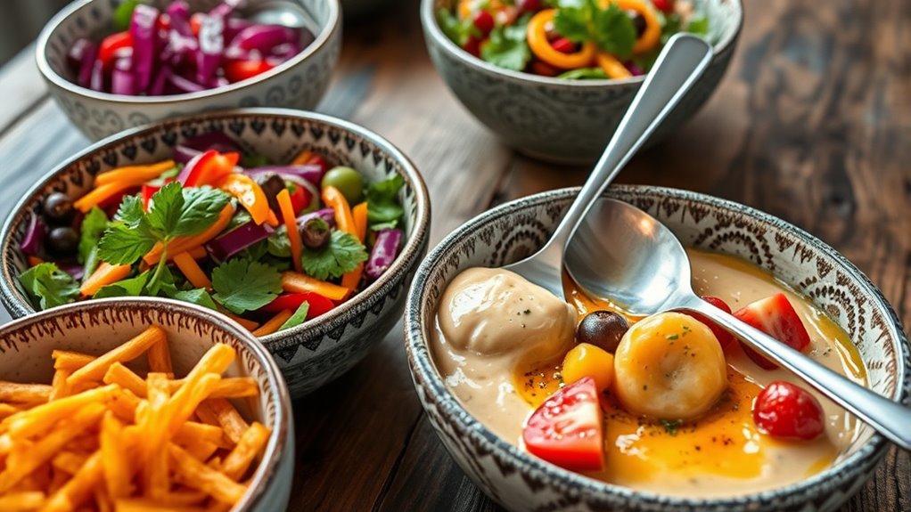 preparing to serve cold