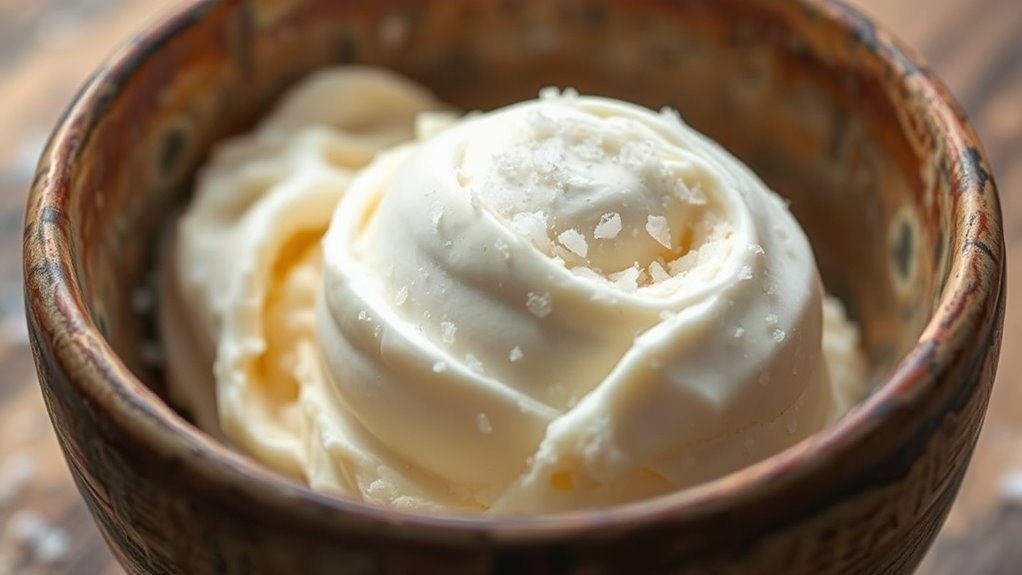 salt amplifies ice cream flavor