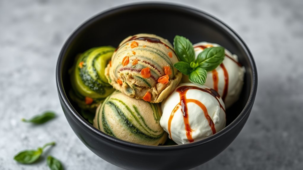 savory ice cream innovations