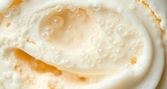 smaller bubbles enhance creaminess
