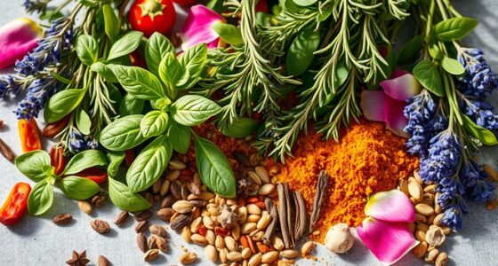 spices herbs floral flavors