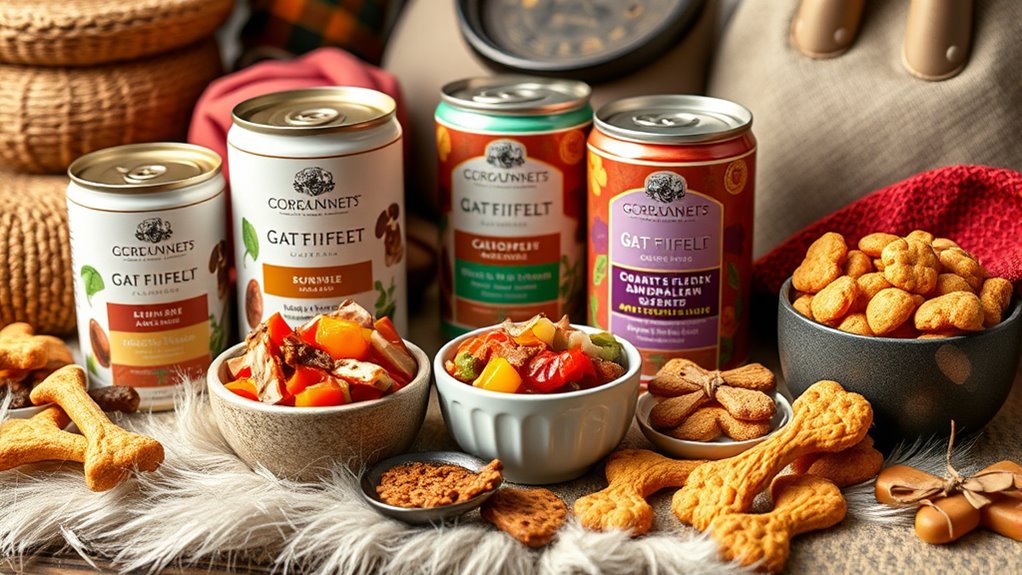 top gourmet pet food brands