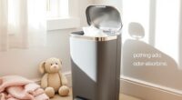 top odor control baby diaper pails