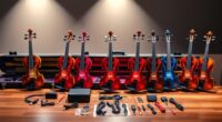 top premium beginner electric violins